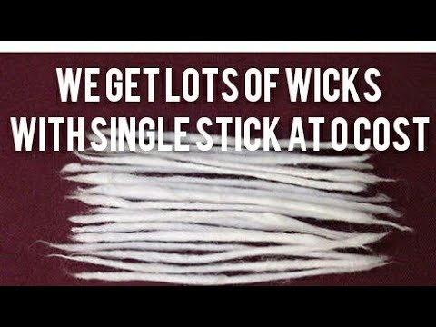 How To Make Cotton Wicks By Hand At Home 