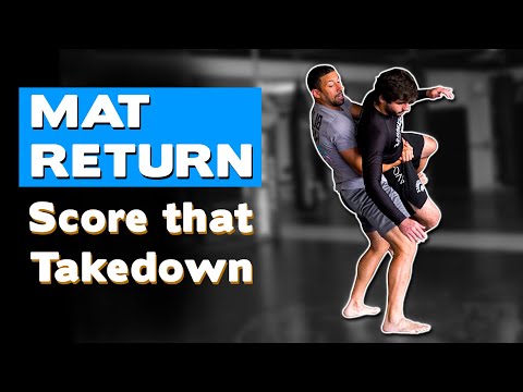 Mat Return: BJJ takedowns from standing Back Control.