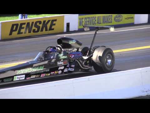 Pro Stock V8 vs 4 Cyl. Turbo side by side 200 mph dragsters