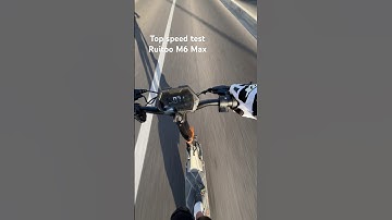 Top Speed Test on Ruitoo M6 Max Electric Scooter #electric #escooters #kukiring2master #ruitersport