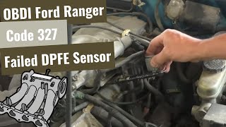 Ford Ranger Splash: Failed DPFE Sensor