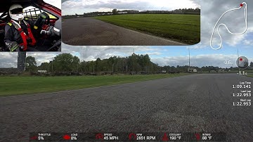 TT 350Z (near) Spin @ NEOHIO SCCA Nelson Ledges Time Attack - 10/17/21