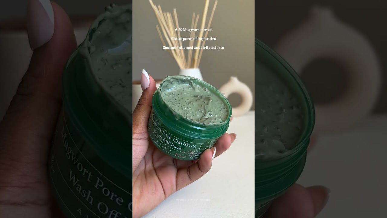 Axis-Y Mugwort Pore Clarifying Wash Off Pack review | 