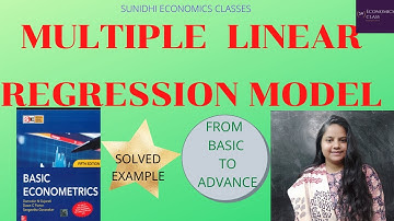 MULTIPLE LINEAR REGRESSION| OLS | HOW TO DO LINEAR REGRESSION | ECONOMETRICS FOR NTA NET ECONOMICS|