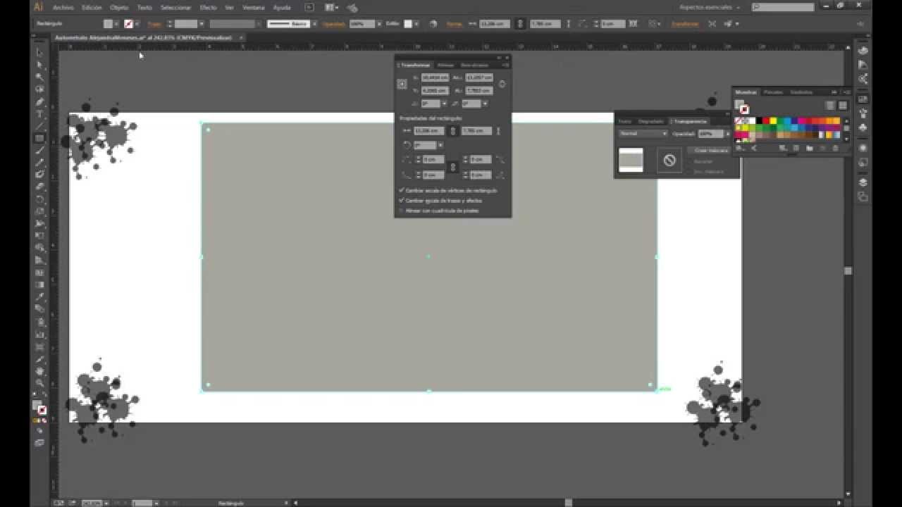 M scara De Opacidad Especial Adobe Illustrator CC 2014 YouTube