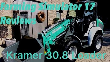 Farming Simulator Reviews: Kramer front end loader and various attachments