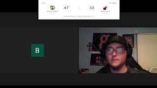 Boston Celtics vs. Miami Heat Game 7 Live Commentary (FIRST HALF)