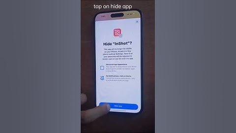 Hide apps in iphone #ios18#apple#iphone14promax#hideapps#trendingshorts