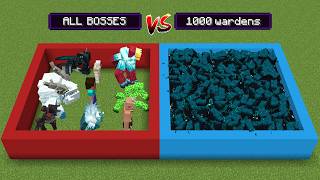 Which Boss Can Beat 1000 Wardens In Minecraft?