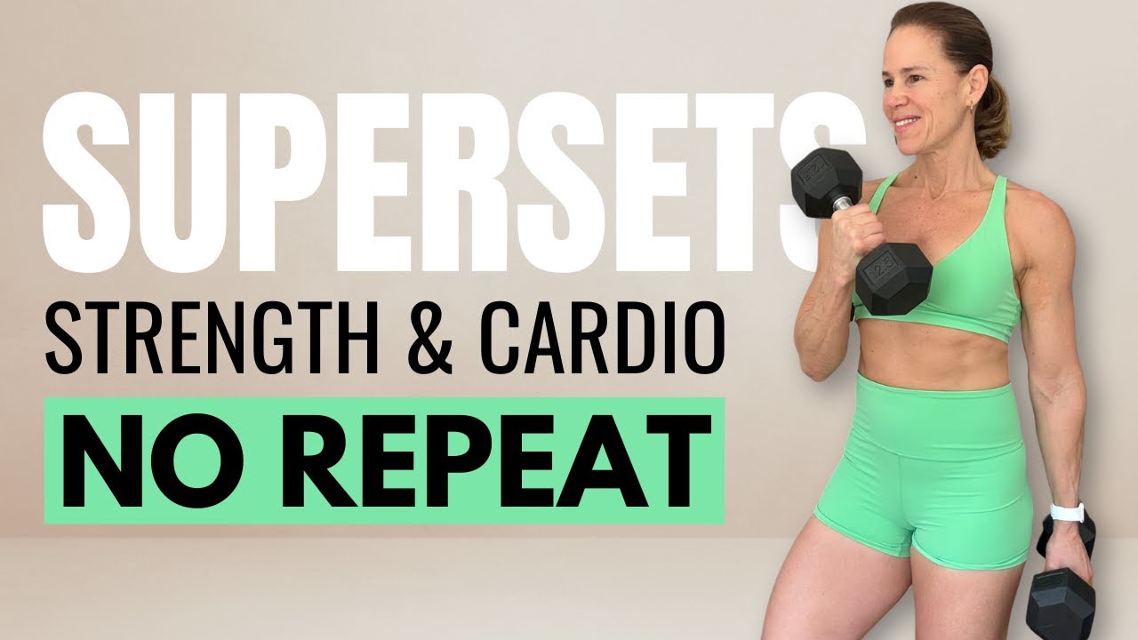 30 MIN Full Body Superset HIIT Workout | Strength, Cardio & Core | No ...