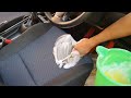 how to clean car seat easy way clean at home car detailing