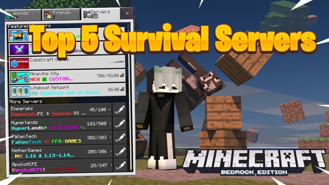 5 Best Minecraft Servers for Bedrock Edition in 2022