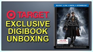 Fantastic Beasts: The Crimes of Grindelwald Target Exclusive Lenticular Blu-ray Digibook Unboxing
