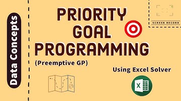 Goal Programming: A simple yet powerful data-driven decision making technique
