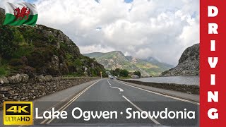 Driving in Wales 2: From Capel Curig to Lake Ogwen and Bethesda | Snowdonia NP | 4K 60fps