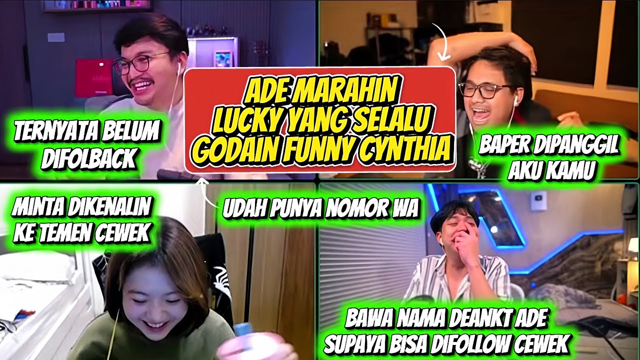 ADE MARAHIN LUCKY GARA GODAIN FANNY CYNTHIA  BAWA  NAMA DEANKT ADE ,BAPER DIPANGGIL AKU KAMU DISCORD