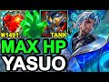 Wild Rift China Yasuo Top - 20KILL Heartsteel Broken OP Tank Yasuo Build Runes - Prestige Yasuo Skin