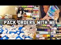 PACK ORDERS WITH ME! |ENTREPRENEUR LIFE