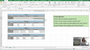 Vídeo 3 Excel Básico Ejercicio 2 Formato de Celda I