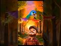 🐦❤️Friendship between a woodcutter and a bird  #shorts #halo