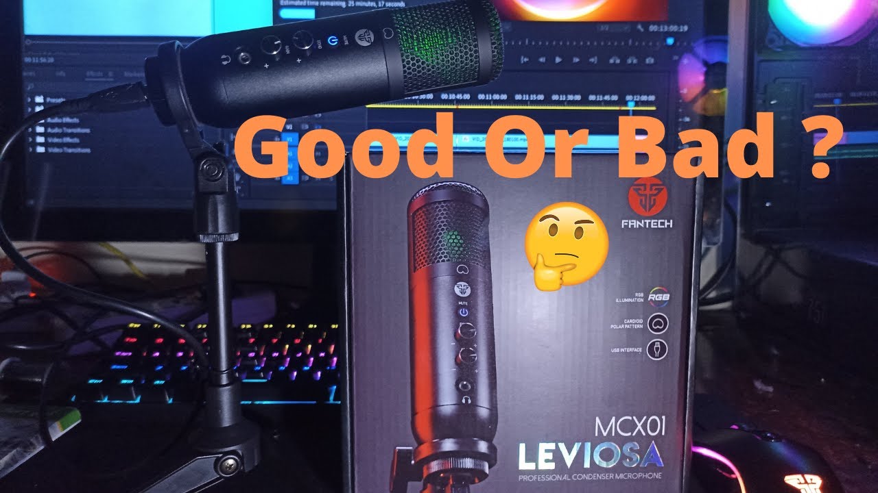Best USB Microphone for Streamers and Gamer.|| Fantech Leviosa MCX01|| In Depth Testing.