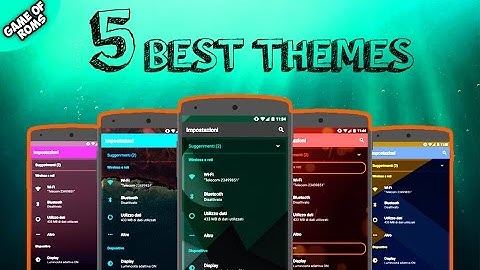 Top 5 Substratum Themes 2017 | Customize Android like a Boss |