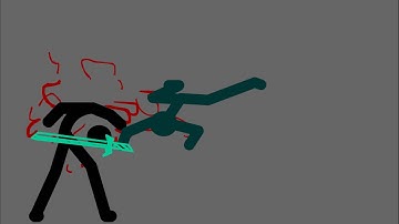 my first stickman fight on macromedia flash 8