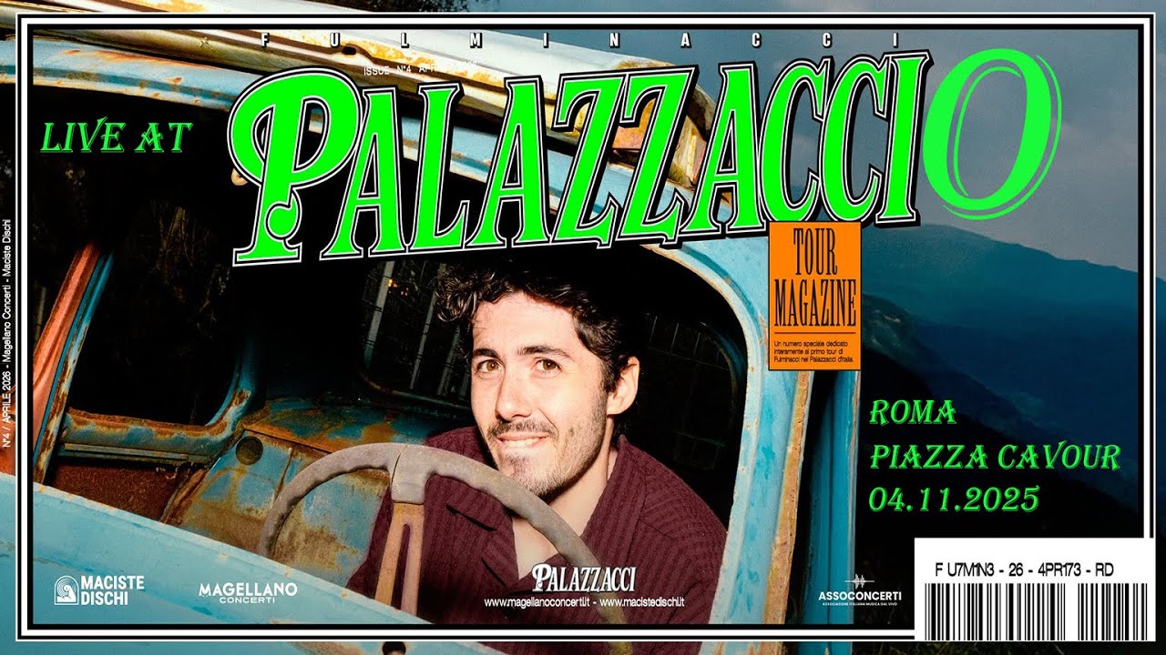 Fulminacci - Anteprima Palazzacci Tour 2026 - Live at "Palazzaccio" Piazza Cavour - Roma 04.11.2025