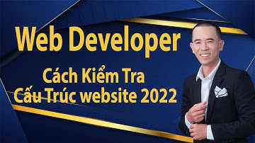 [Web Developer] Cách Kiểm Tra Cấu Trúc website 2022