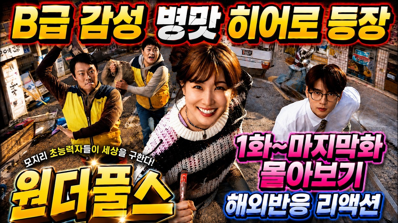 “마녀 코믹버전인데?” 《원더풀스》 해외반응 리액션 1화~마지막화 모음