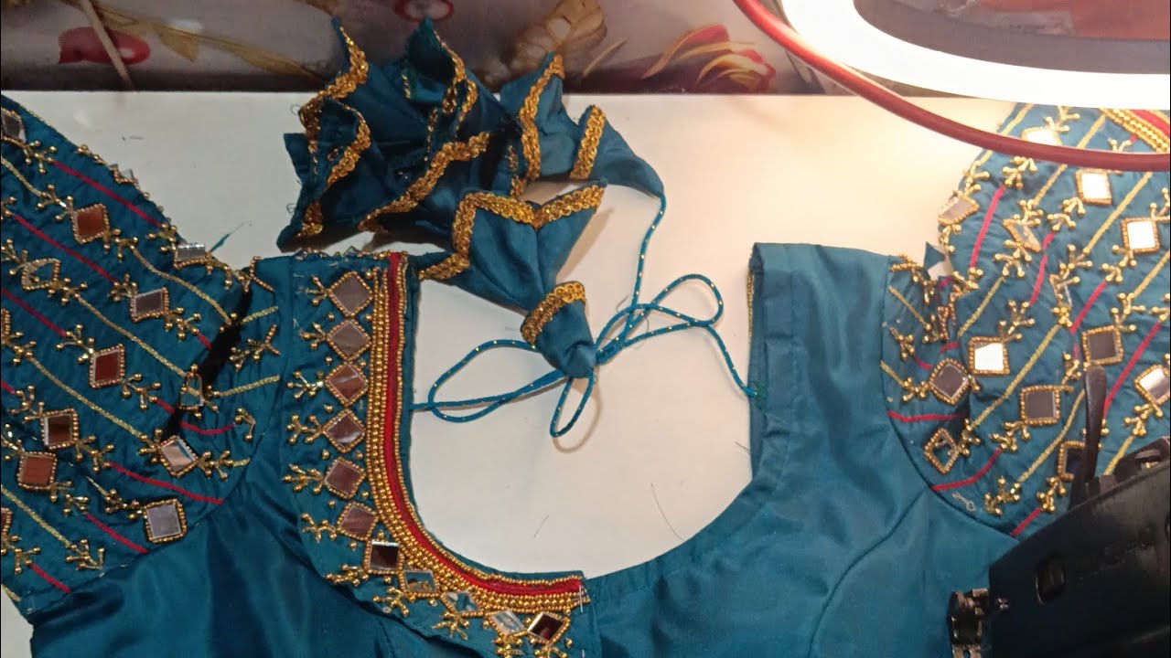 latkan design || blouse flower design || Dori banane ka tarika | latkan marking tutorial #latkan 