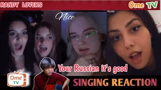 Randy dongseu‼️Dia menangis setelah kunyanyikan lagu sedih#ometv |Singing reaction