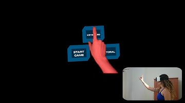 Superb Reality VR Gesture tap to click shoot open hand follow hand