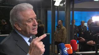 Doorstep by Commissioner Avramopoulos at the JHA Council, 6/12/2018