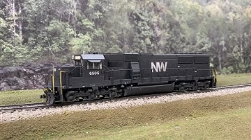 Custom Overland Models N&W SD50S #6505 w/ LokSound