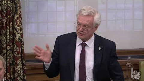 David Davis MP speaks at a Westminster Hall debate against the Government's digital ID plans