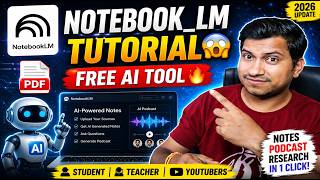 Google NotebookLM Tutorial in Hindi 🔥 | NotebookLM Kaise Use kare ? @jobfutureIN