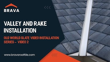 Brava Slate Video 2 - Valley and Rake Installation