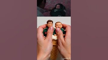 Unboxing Ice Cream Squid Game #brainrot #squidgame