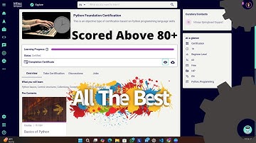Python Foundation Certification Exam Solution |Answers Revealed #infosys#python#answer #internship