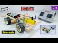 Latest idea💡: How To Make Remote Control Car at Home with Steering mechanism