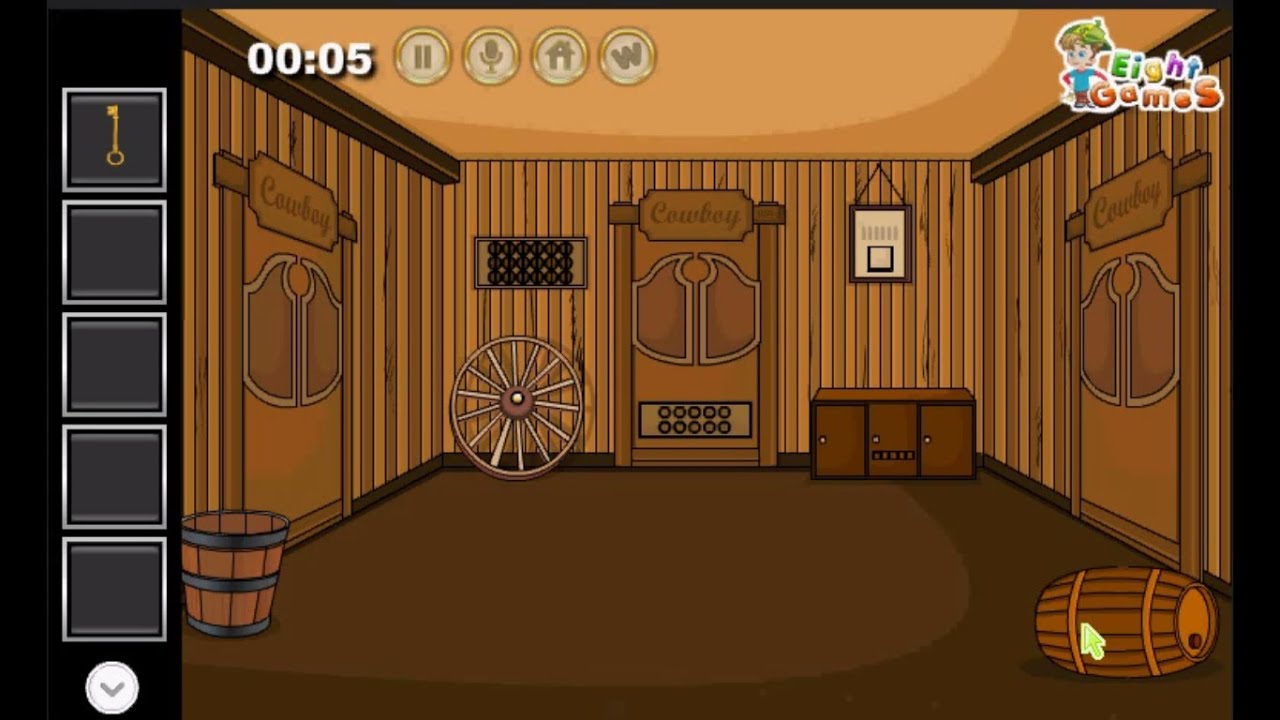 Peter Breck Cowboy Room Escape Walkthrough] eightgames YouTube