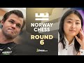 Can magnus overtake hikaru  will ju stop vaishali as second phase begins norway chess 2024 rd 6