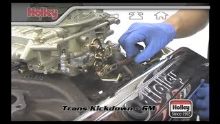 How to Set The Carburetor to Transmission Kickdown On TH350, TH400, And 700R4 Transmissions