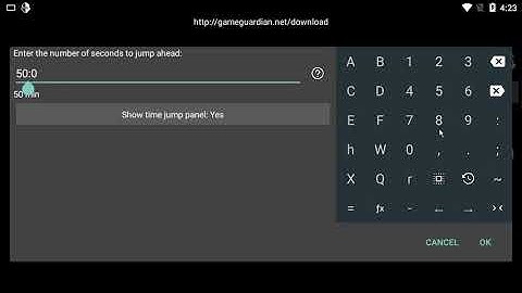 80.0: Improved work with time jump panel - GameGuardian