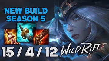 ASHE WILD RIFT NEW BUILD IS BROKEN !! | GAMEPLAY IN SEASON 5