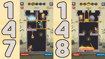 How to Loot - Pin Pull & Hero Rescue Level 147 & 148