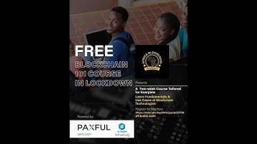 Blockchain 101 Excellence course Module 1.1 History and Concepts