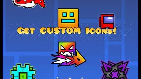 How To Get CUSTOM Icons In Geometry Dash! (WORKS ON 2.207)