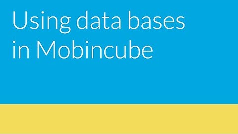 Webinar: Using data bases in Mobincube